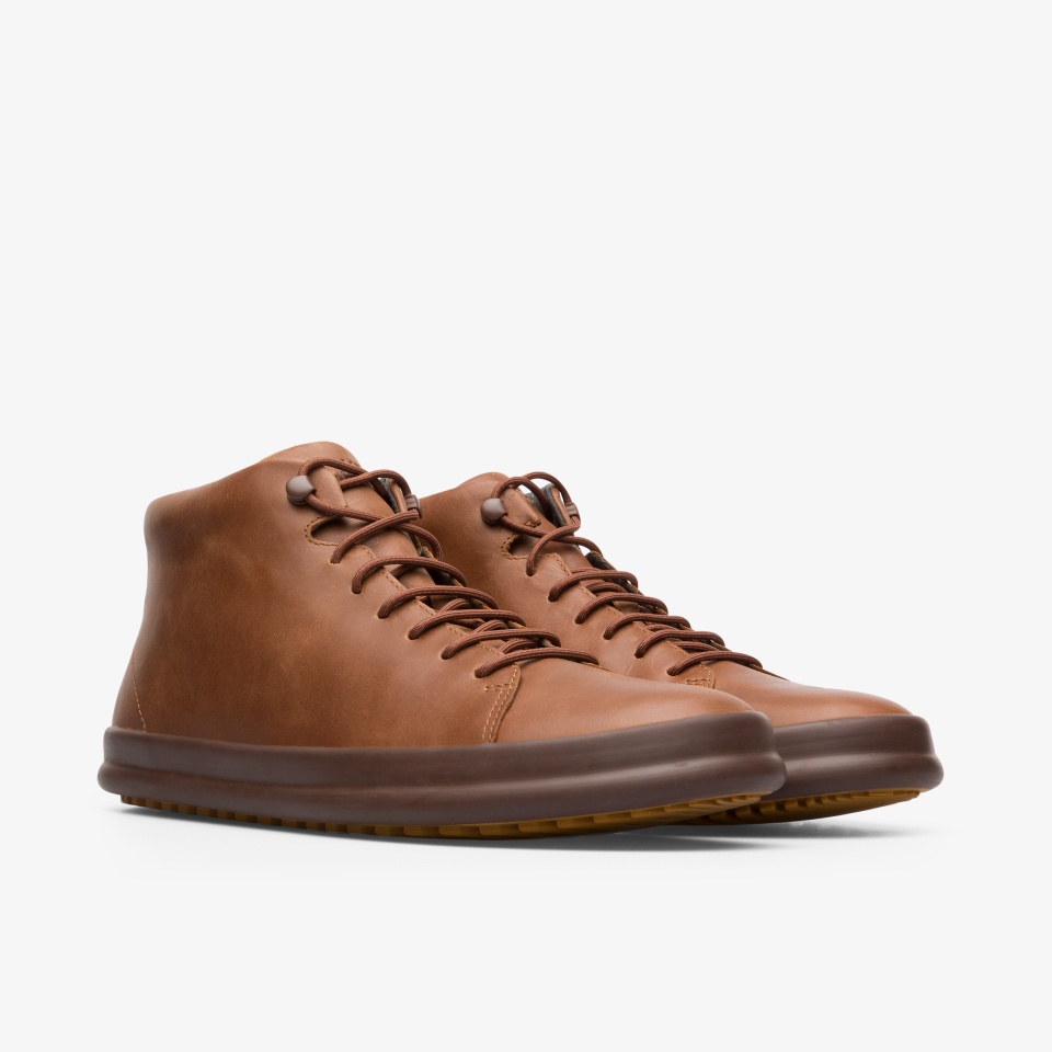 Camper Chasis Brown - Camper Mens Ankle Boots ||3859-NSBLA||